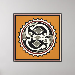 Mimbres Tribal Mt. Getter Canvastryck