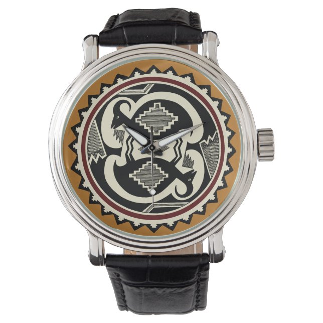 Mimbres Tribal Spirits Wristwatch Armbandsur (Framsida)