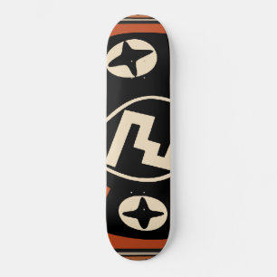 Mimbres Tribalfladder skateboard Bräda 19,5 Cm