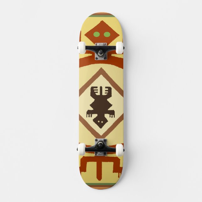 Mimbres Turtle Skateboard (Framsida)