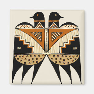 Mimbres Tvillingfåglar Magnet
