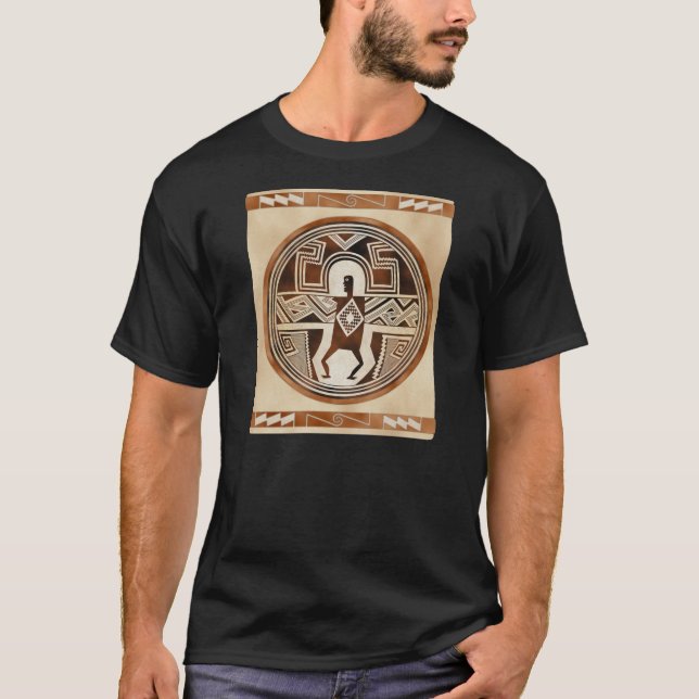 Mimbres vävd man t-shirt (Framsida)
