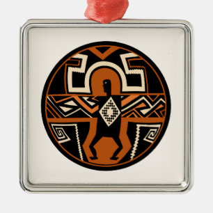 Mimbres Warrior Julgransprydnad Metall