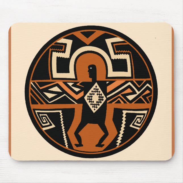 Mimbres Warrior Musmatta (Framsidan)