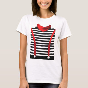 Mime Artist Performer Arts Halloween Costume Cospl T Shirt