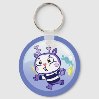 Mime in a Bubble Nyckelring