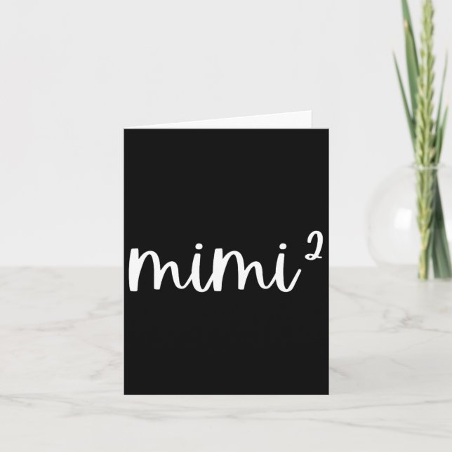 Mimi2 Mimi i kvadrat gånger två tvillingar 2:a pot Kort (Framsida)