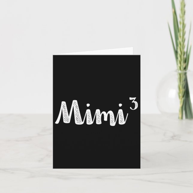 Mimi3 Mimi Kubad Tre gånger Triplett 3:e Kraft Ny Kort (Framsida)