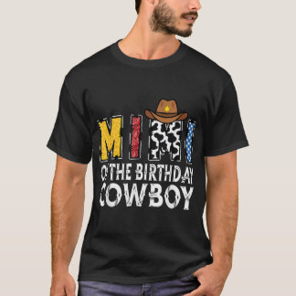 Mimi 1St Birthday Cowboy Western T Shirt