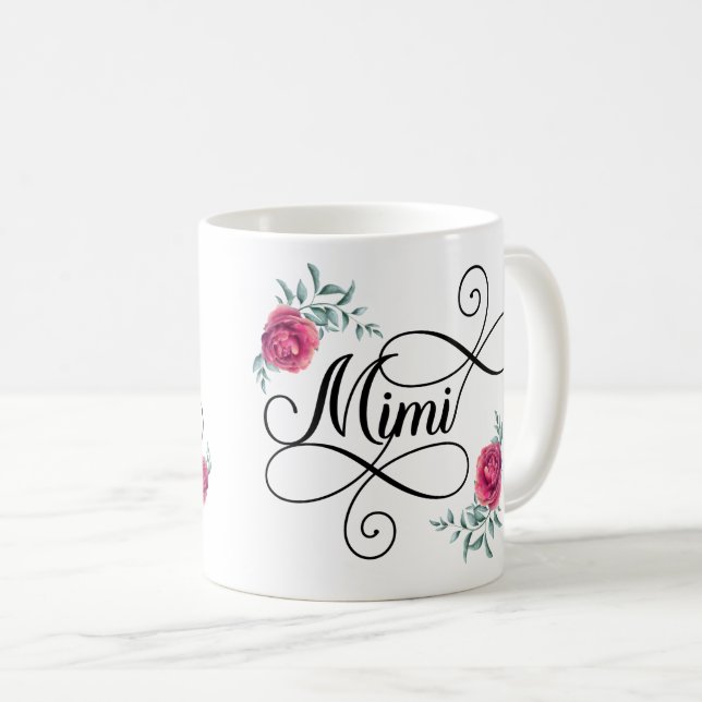 Mimi är du så den älskade muggen kaffemugg (Framsida höger)