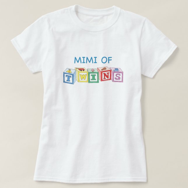 Mimi av twillingarkvarter tee shirt (Design framsida)