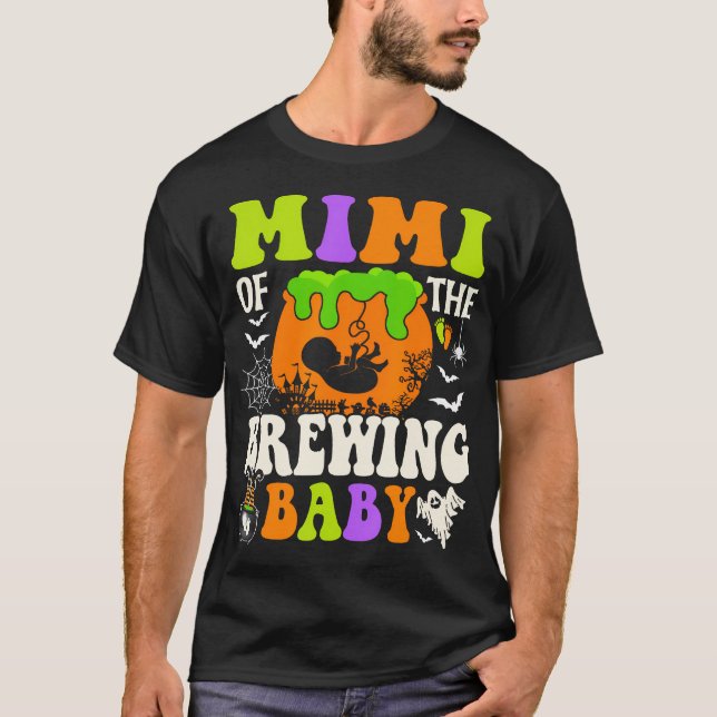 Mimi Baby Halloween-Graviden Baby T Shirt (Framsida)