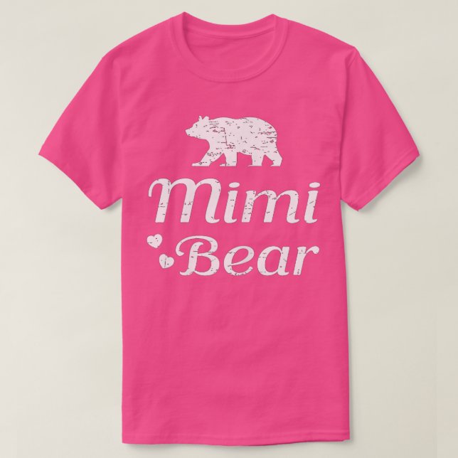 Mimi Bear - Nana Mamma Grandmor Gift T Shirt (Design framsida)