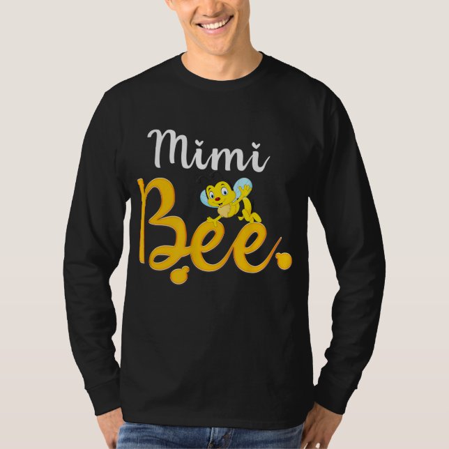 Mimi Bee Matching Family First Bee Day Outfit T Shirt (Framsida)