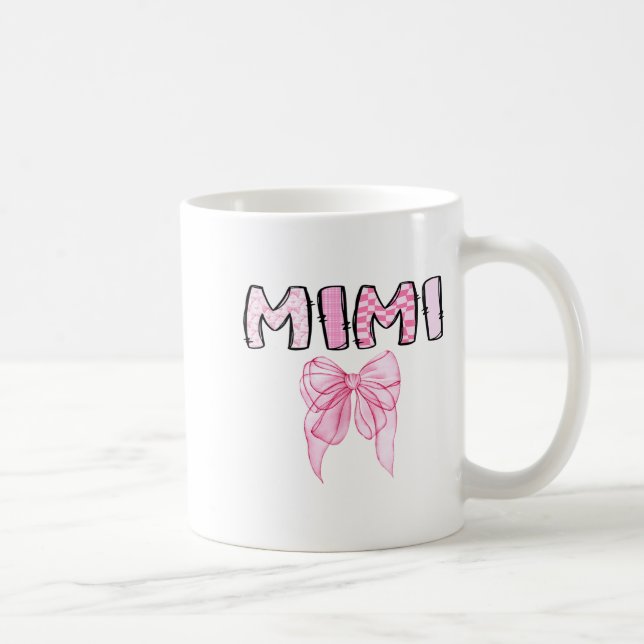 Mimi Birthday Girl Matching Coquette Nk Bow  Kaffemugg (Höger)