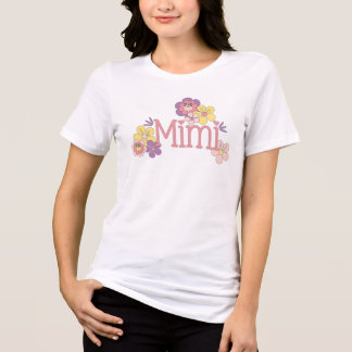 Mimi Blommigt Designad T-Shirt