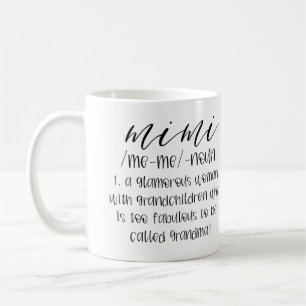 Mimi caffe Mugg Grandma coffe Mugg Mors dag