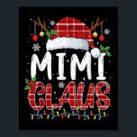 Mimi Claus Christmas Lights Pajama Family Matching Poster<br><div class="desc">Mimi Claus Christmas Lights Pajama Family Matching</div>