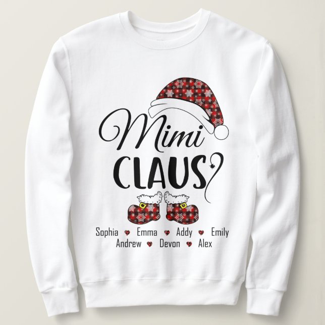 Mimi Claus Gift till jul T Shirt (Design framsida)