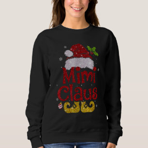 Mimi Claus jul Pajama-familjen som matchar Julafto T Shirt