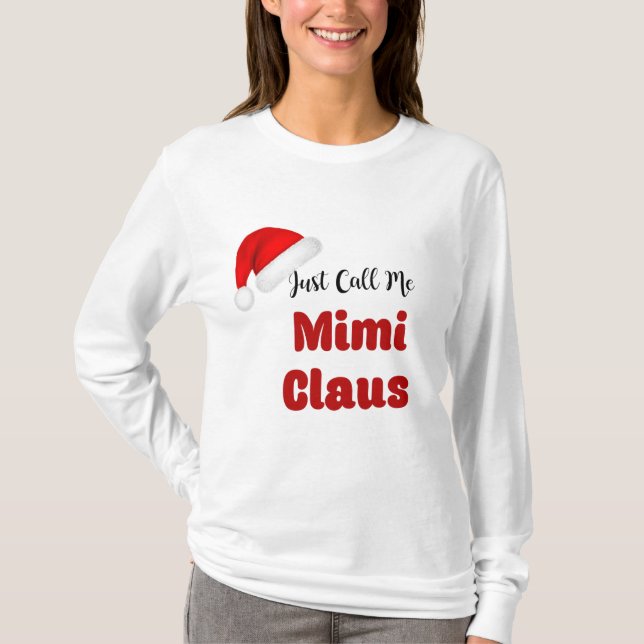 MiMi Claus-jul T Shirt (Framsida)