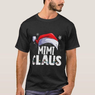 Mimi Claus Julafton Family Matching Grandma Funny  T Shirt