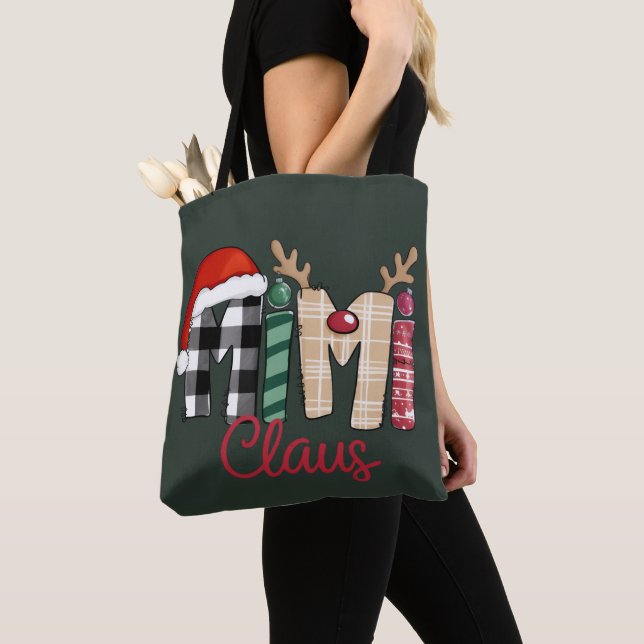 Mimi Claus julmormas present jul  Tygkasse (Närbild)