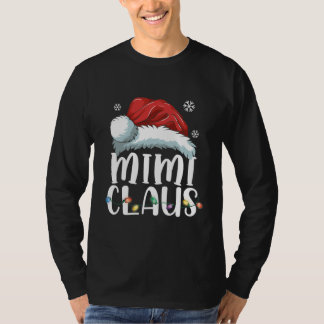 Mimi Claus Shirt Christmas Pajama Family Matching T Shirt