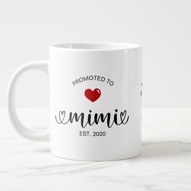 Mimi etablerade ny mormorspresent jumbo mugg (Vänster)