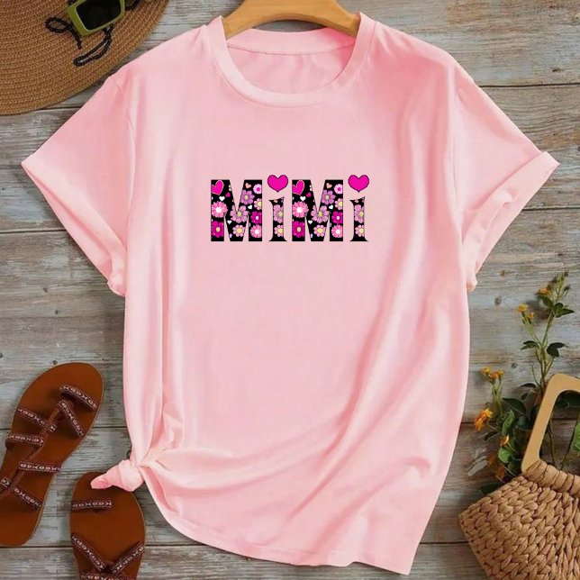 Mimi floral t-shirt for grandma (Skapare uppladdad)