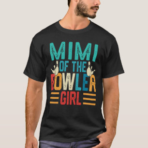 MIMI för den Bowlareare matchande familjen Bowling T Shirt