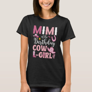 Mimi från födelsedagen Cowgirl Rodeo Party B day G T Shirt