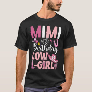 Mimi från födelsedagen Cowgirl Rodeo Party B day G T Shirt