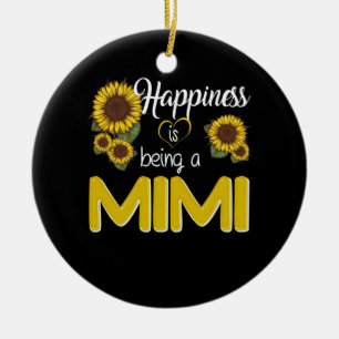 Mimi Gift Glädjande är en mi-solros Julgransprydnad Keramik