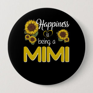 Mimi Gift  Glädjande är en mi-solros Knapp