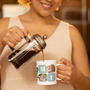 Mimi Grandmor Photo Collage Quote Kaffemugg