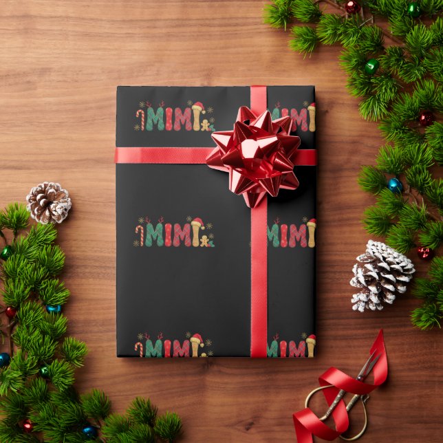 Mimi jul rutig farmor pepparkaksren presentpapper (Julgåva)