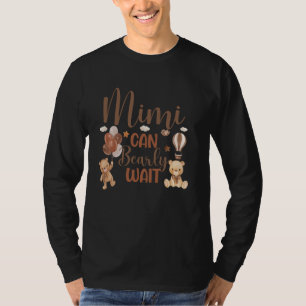 Mimi kan bota vänta med könet Neutral Boy Baby T Shirt