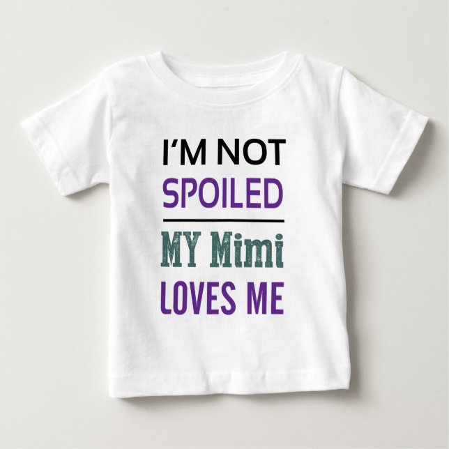 Mimi Kärlek Me Baby Tee Shirt (Framsida)