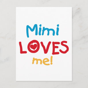 Mimi Kärlek Me T-shirts och presenter Vykort
