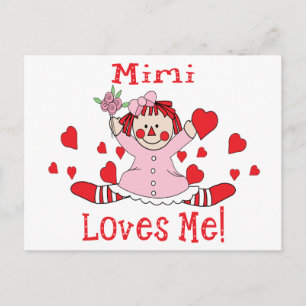Mimi Kärlek om mig Rag Doll Vykort