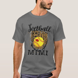 Mimi Leopard Game Day Gift för Mor Spo T Shirt