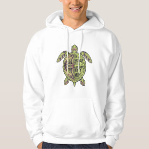 Mimi Mormor Havssköldpadda Vintage Blommig Tröja D Hoodie