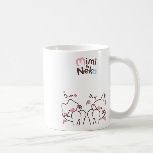 Mimi och Neko Bum Bum Dancing Kaffemugg (Höger)