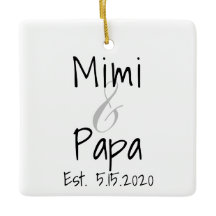Mimi och Pappa First Grandchild Ornament