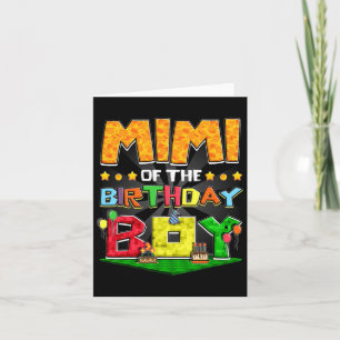 Mimi of Birthday Boy Game Gaming Family Party Kort