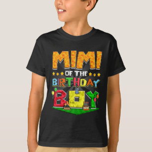 Mimi of Birthday Boy Game Gaming Family Party T Shirt
