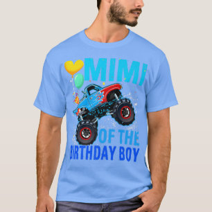 Mimi of Birthday Boy Tävla Monster Lastbil Fami T Shirt