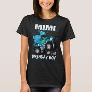 Mimi of Birthday Boy Trex Dinosaur Monster Tr T Shirt