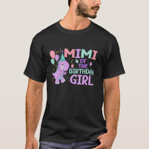 Mimi of Birthday Girl Saurus Rex Dinosaur Part T Shirt